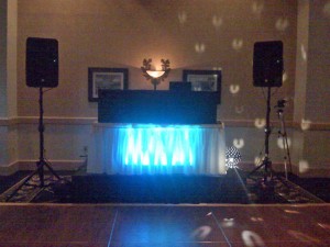 DJ Setup for the reception